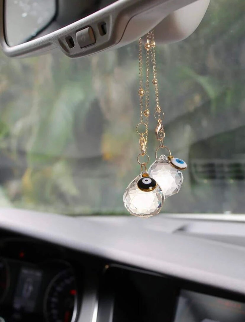 Crystal Evil Eye Charm