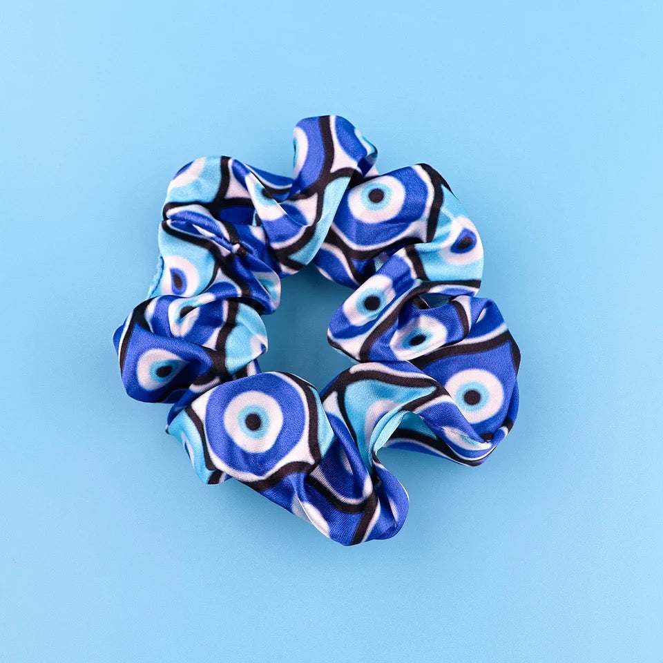 Evil Eye Hair Scrunchie