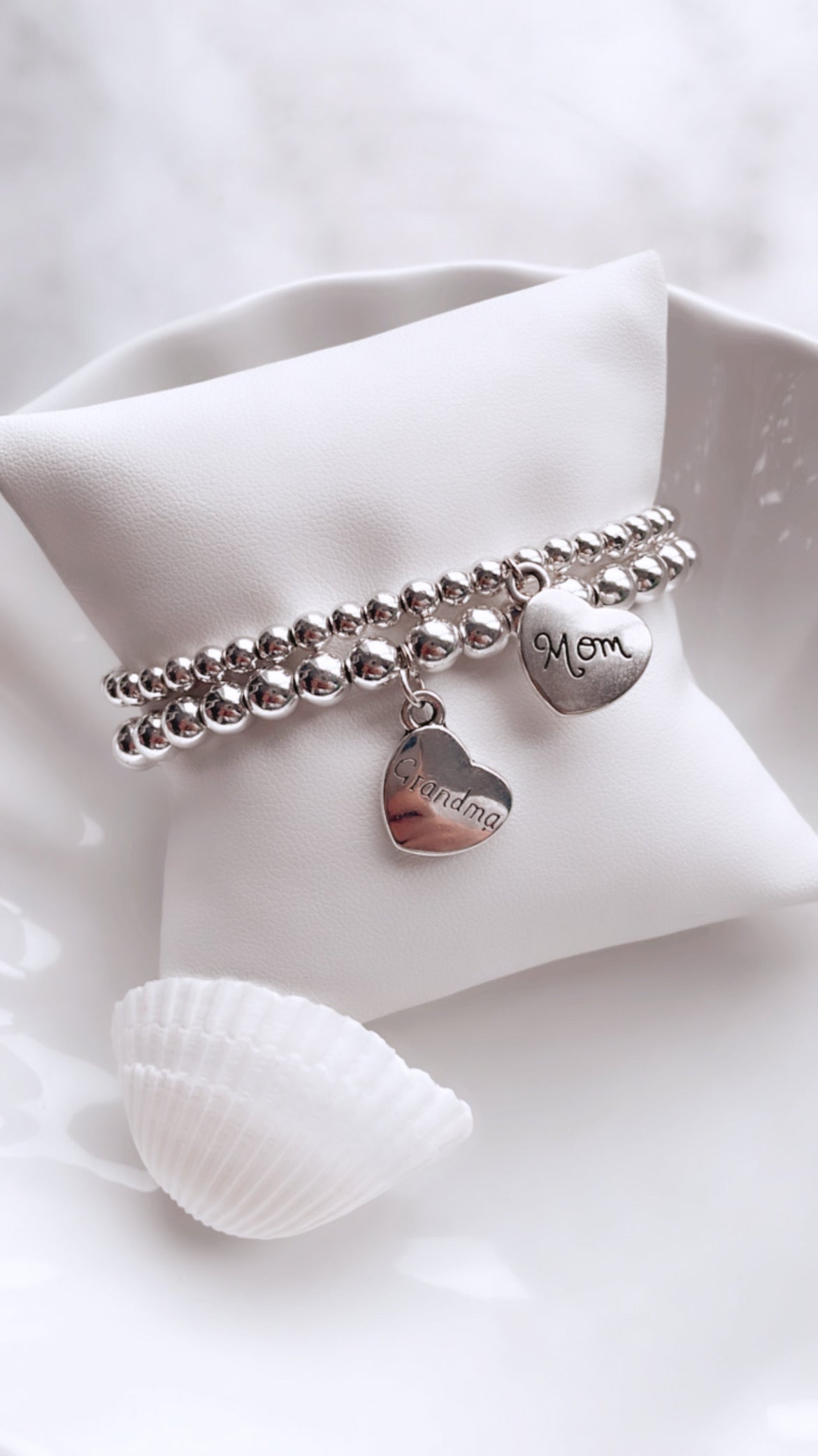 Heart Mom Charm Bracelet