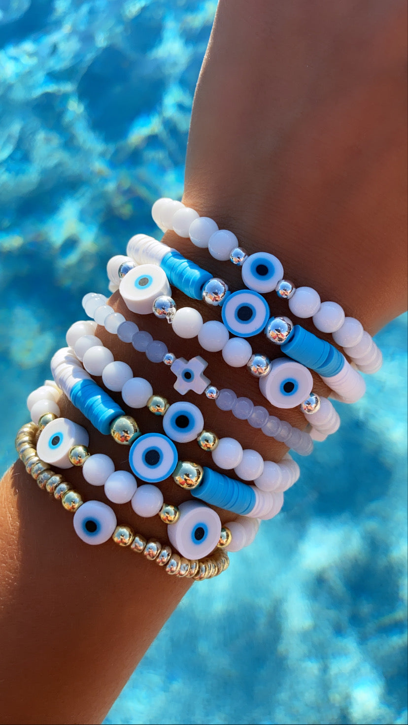 Santorini Bracelet (Small Beads - 6mm)