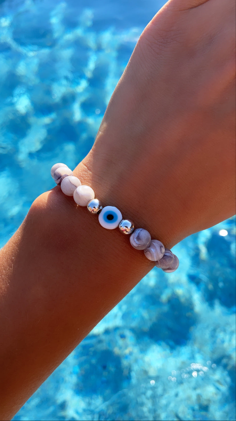 Santorini Bracelet (Large Beads - 8mm)