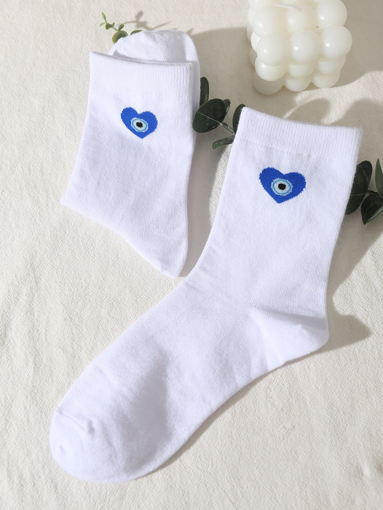 Evil Eye Crew Socks