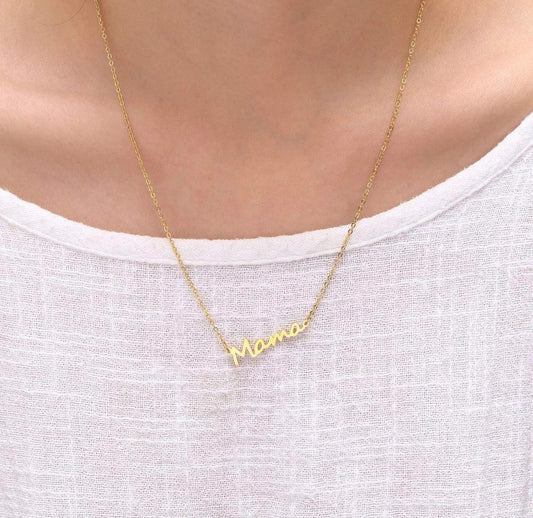 Collier Maman en Acier Inoxydable