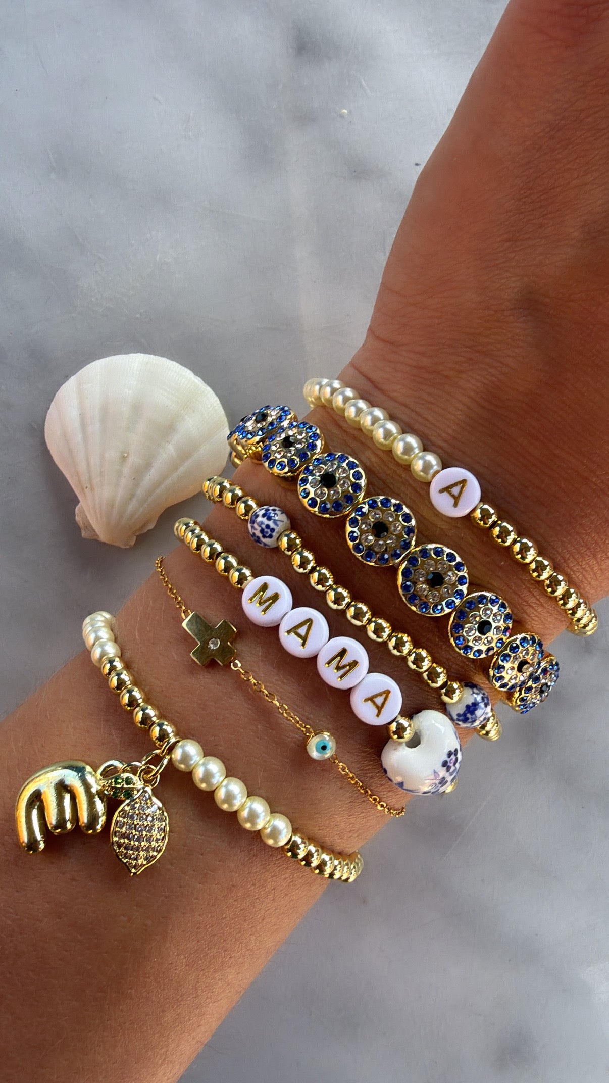 Mati Luxe Bracelet (Silver Color)
