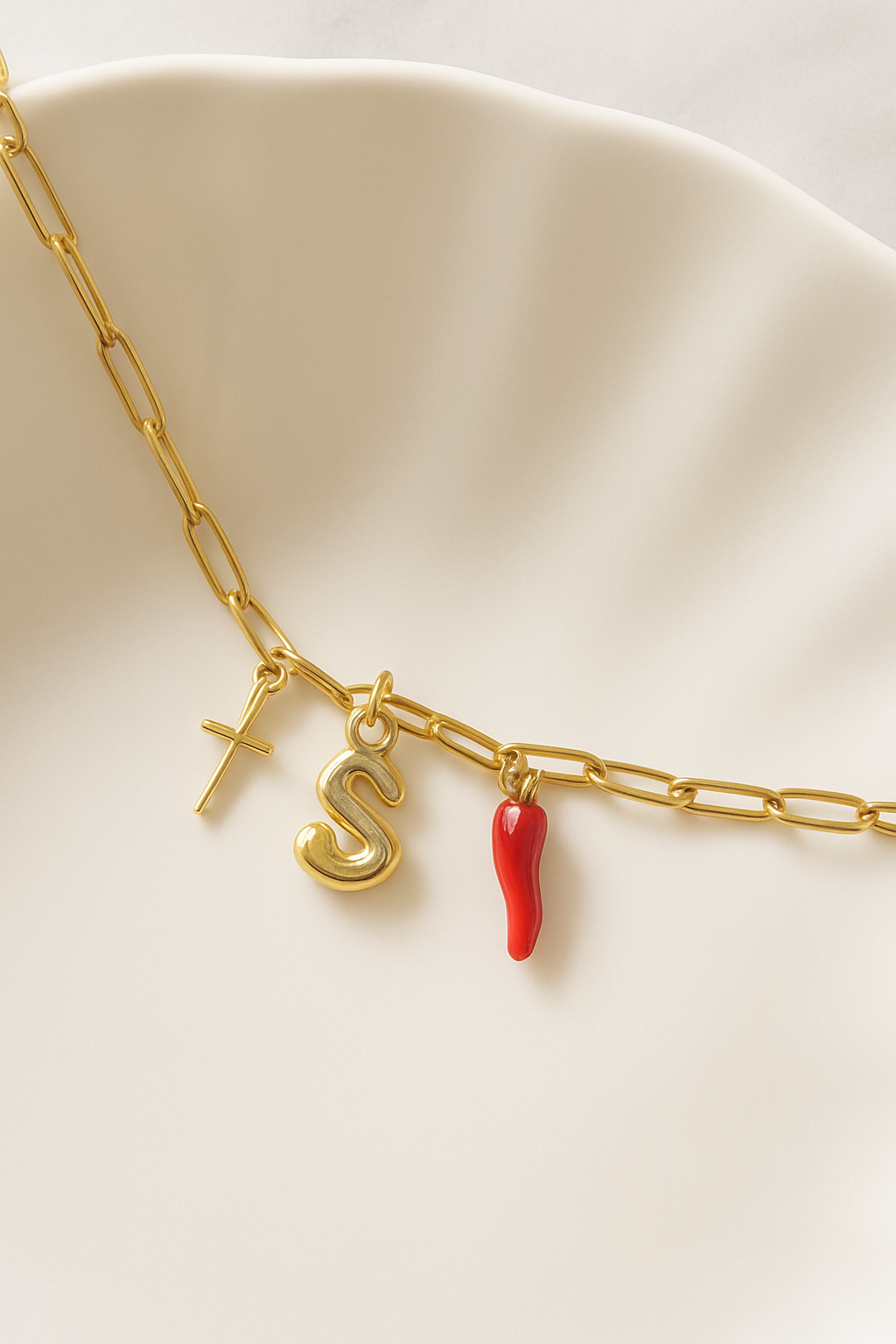 Protection Charm Bracelet (Cornicello - Corno - Horn - Pepper)