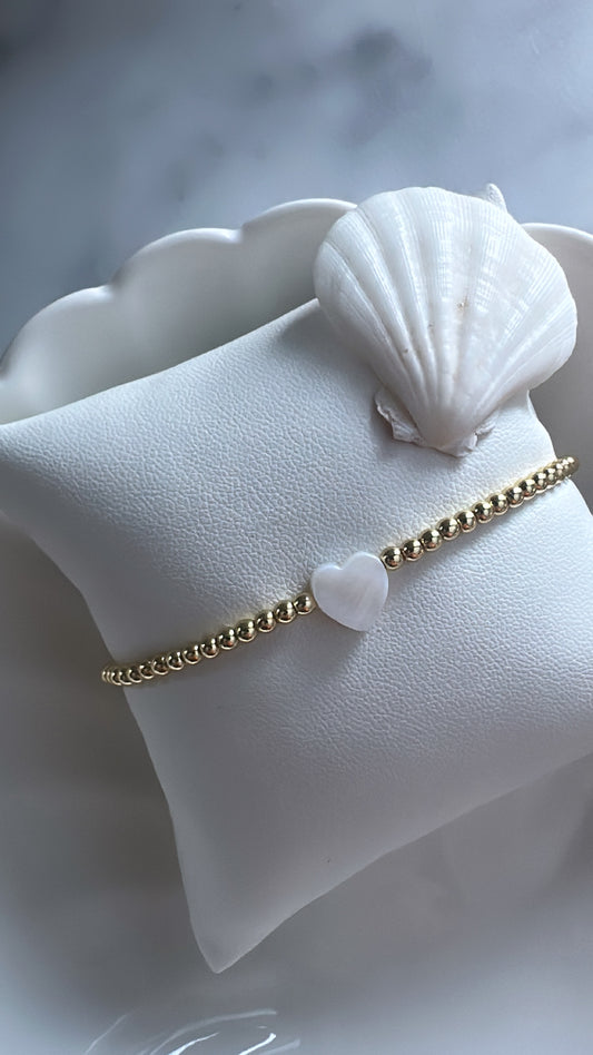 NEW - Cuore Bracelet (Silver/Gold Color)