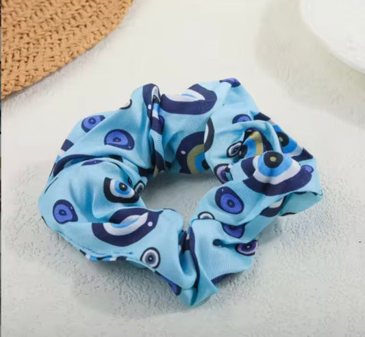Mati Mati Scrunchie - Blue Classic Eyes