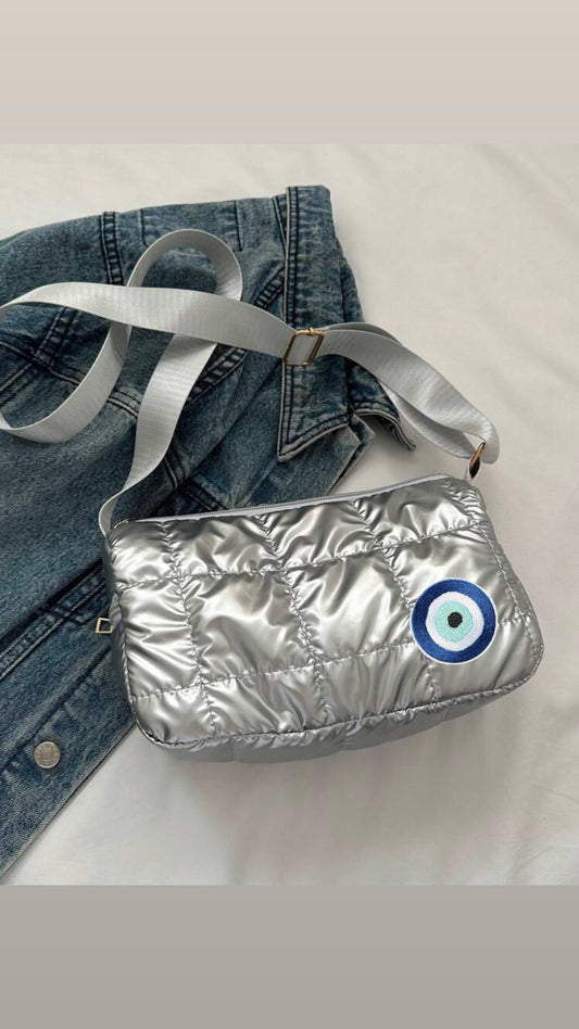 Puff Mati Purse (Silver)