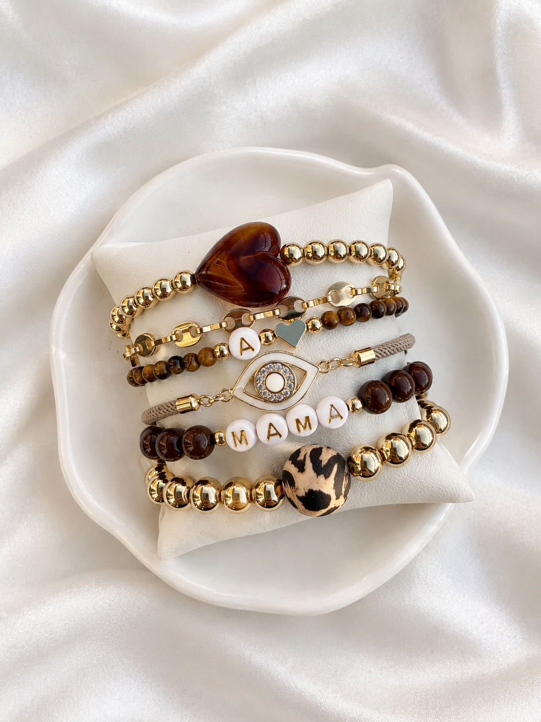 NEW - Espresso Leopard Stack