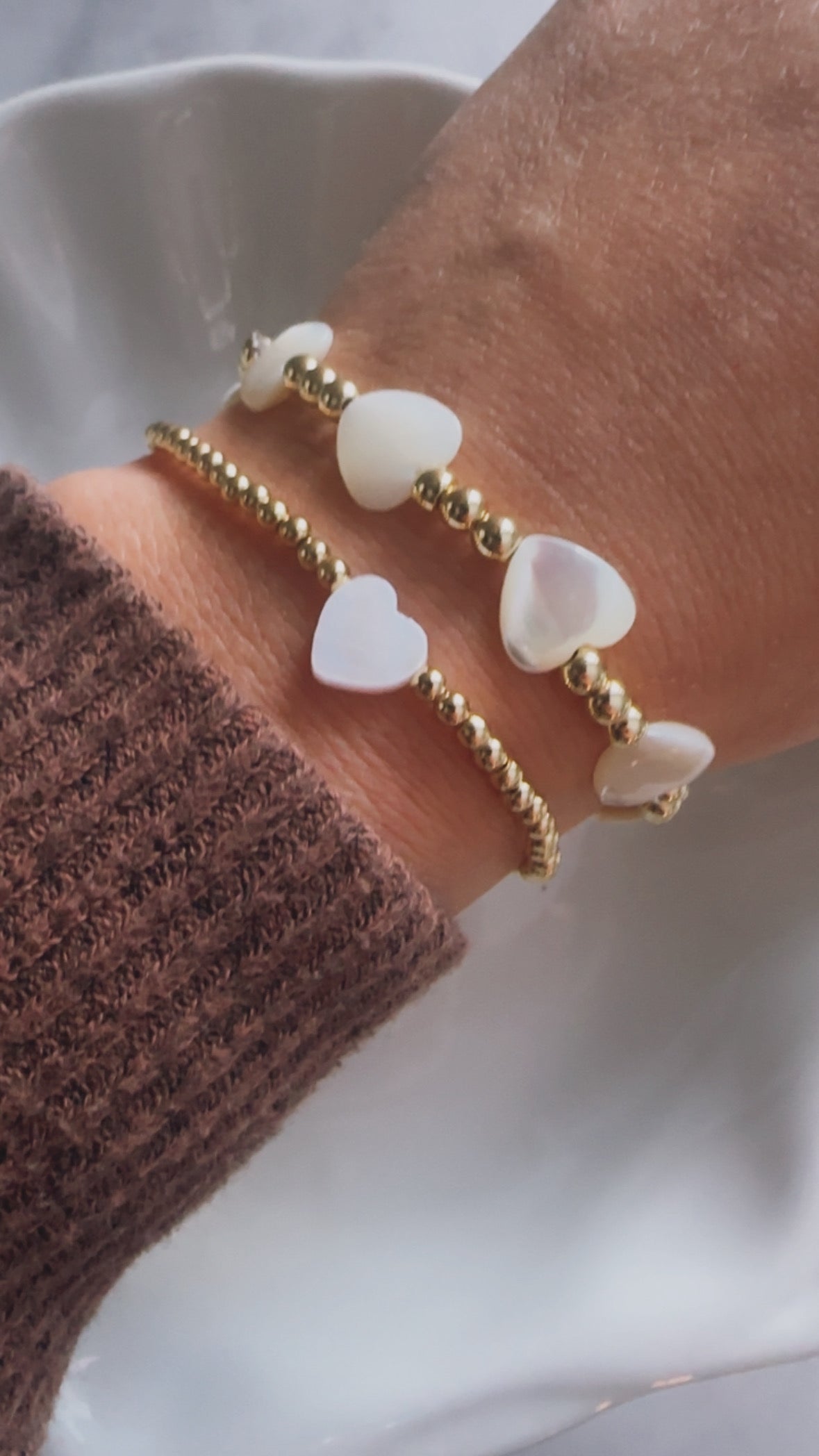NEW - Molti Cuori Bracelet (Silver/Gold Color)