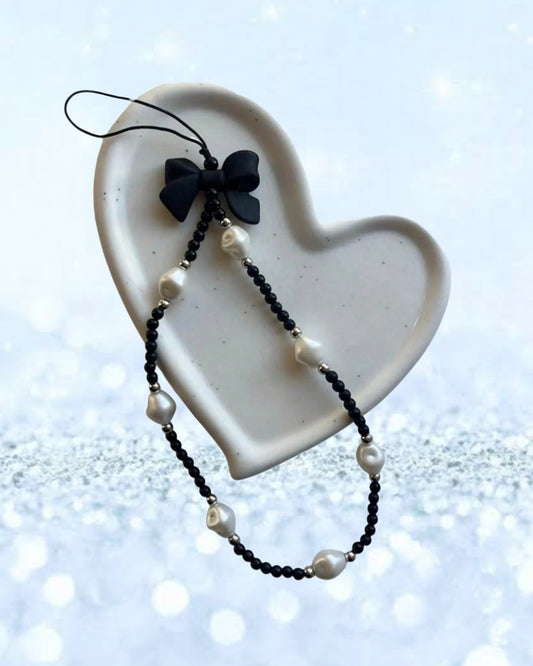Festive Pearly Phone Charm