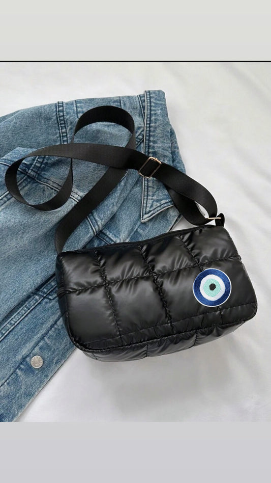 Puffer Mati Purse (Black)