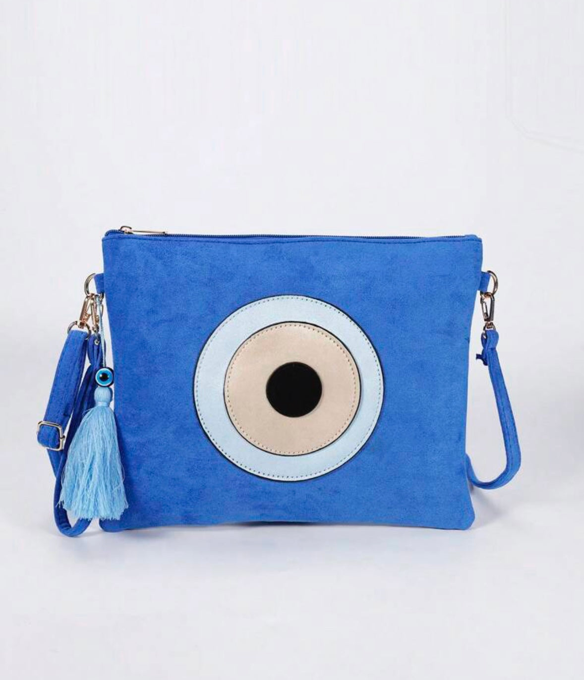 Evil Eye Crossbody Bag (Blue)