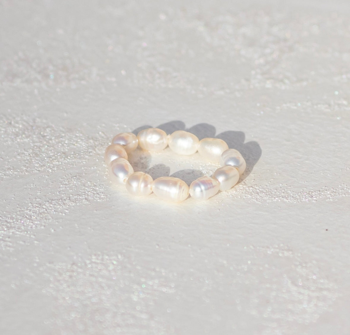 Natural Freshwater Pearl Mati Ring