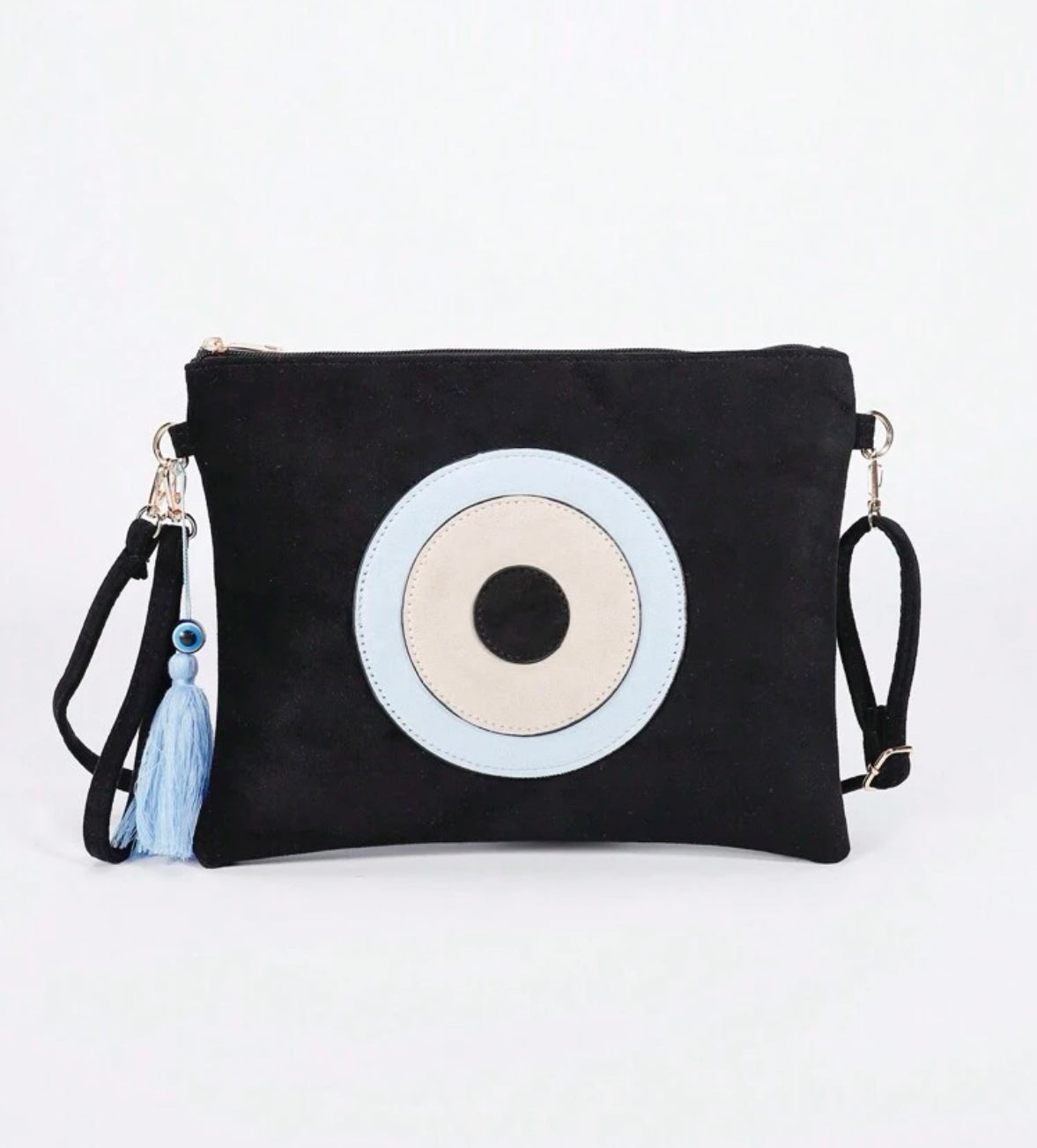 Evil Eye Crossbody Bag (Black)