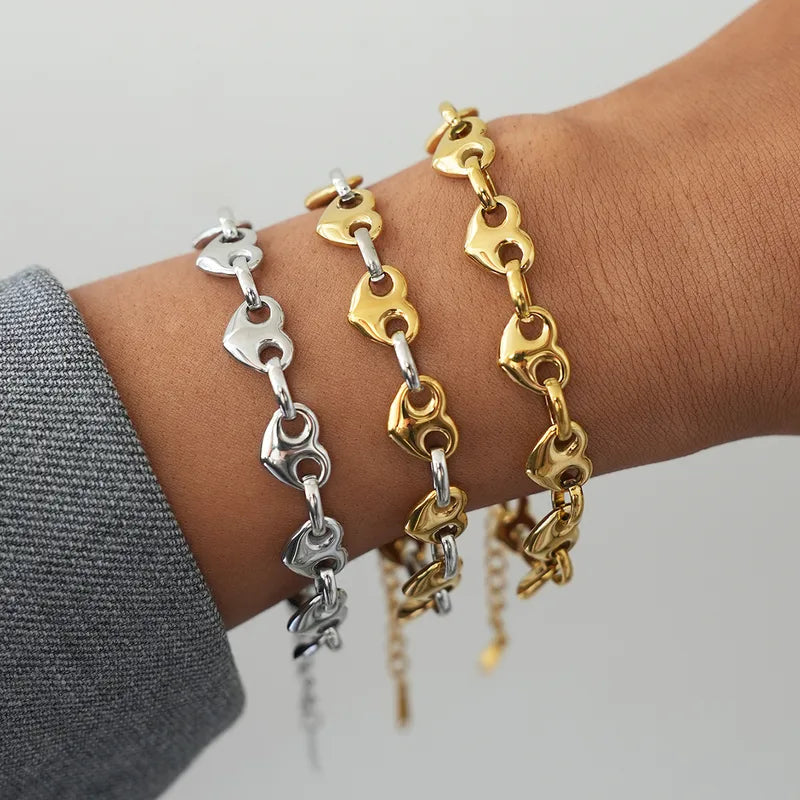 Heartthrob Chain Bracelet (Gold)