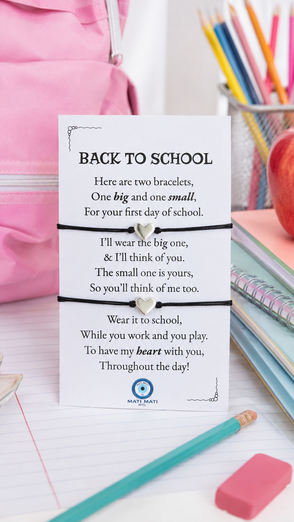 Back To School Bracelet Set