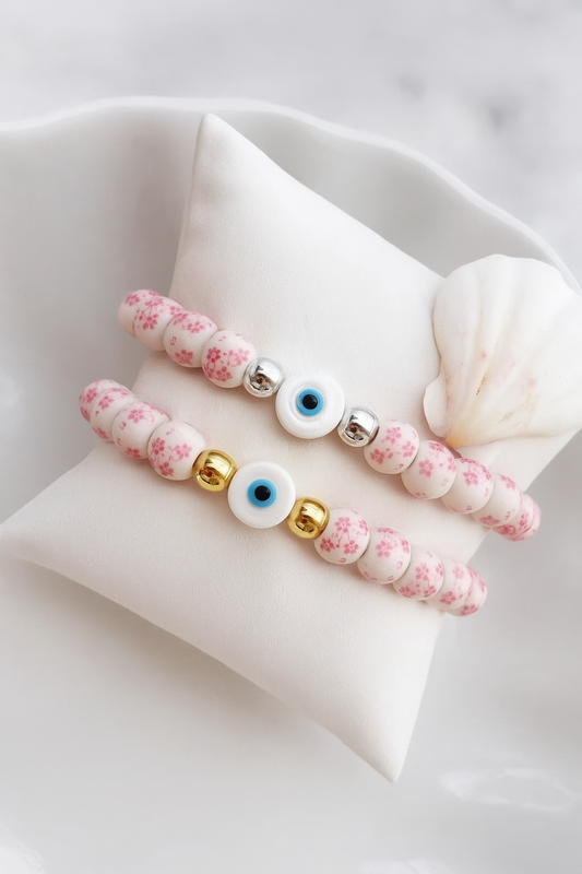 Pink Amalfi Mati Bracelet