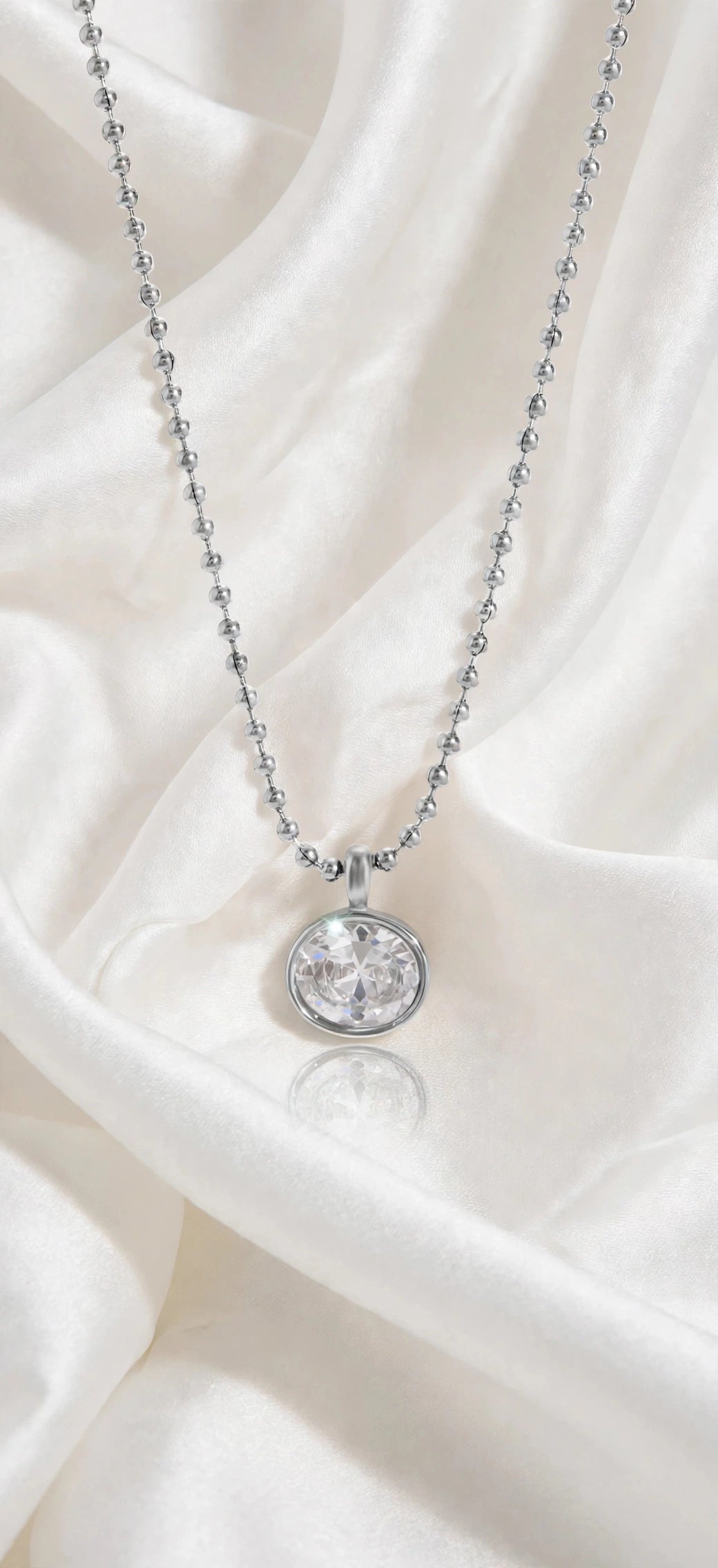 Luxe Bubble Necklace (Silver)