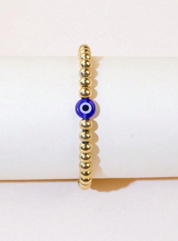 Bracelet Signature Mati (Petites Perles)