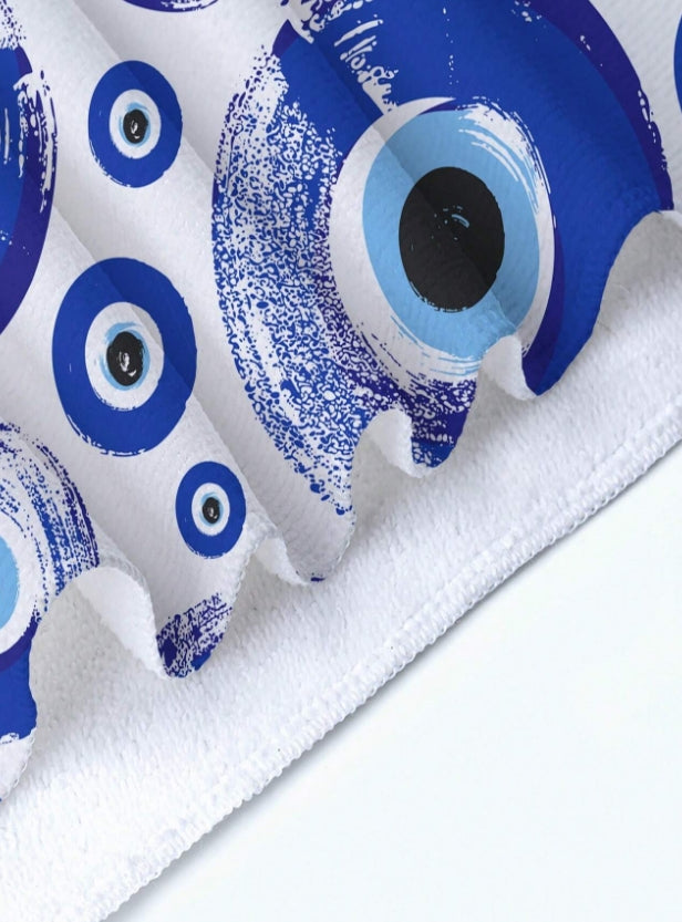 Evil Eye Beach Towel