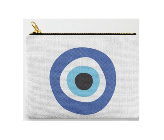 Mati Linen Pouch Cosmetic Bag