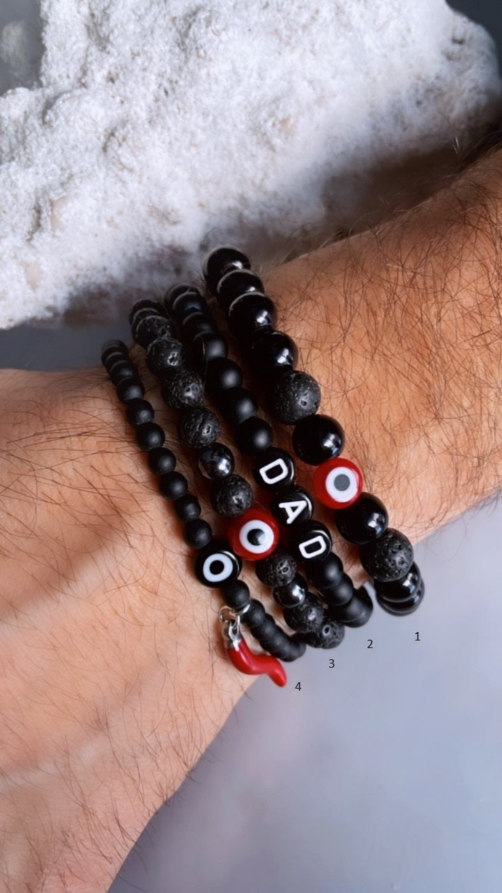 Black & Red Stack (Men)