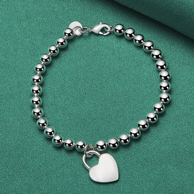 Glitz Clover Chain Bracelet (Silver)