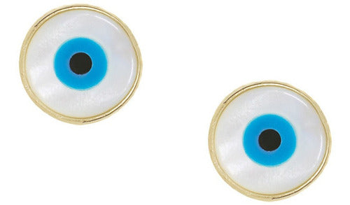 Hermes Mother of Pearl Stud Earrings