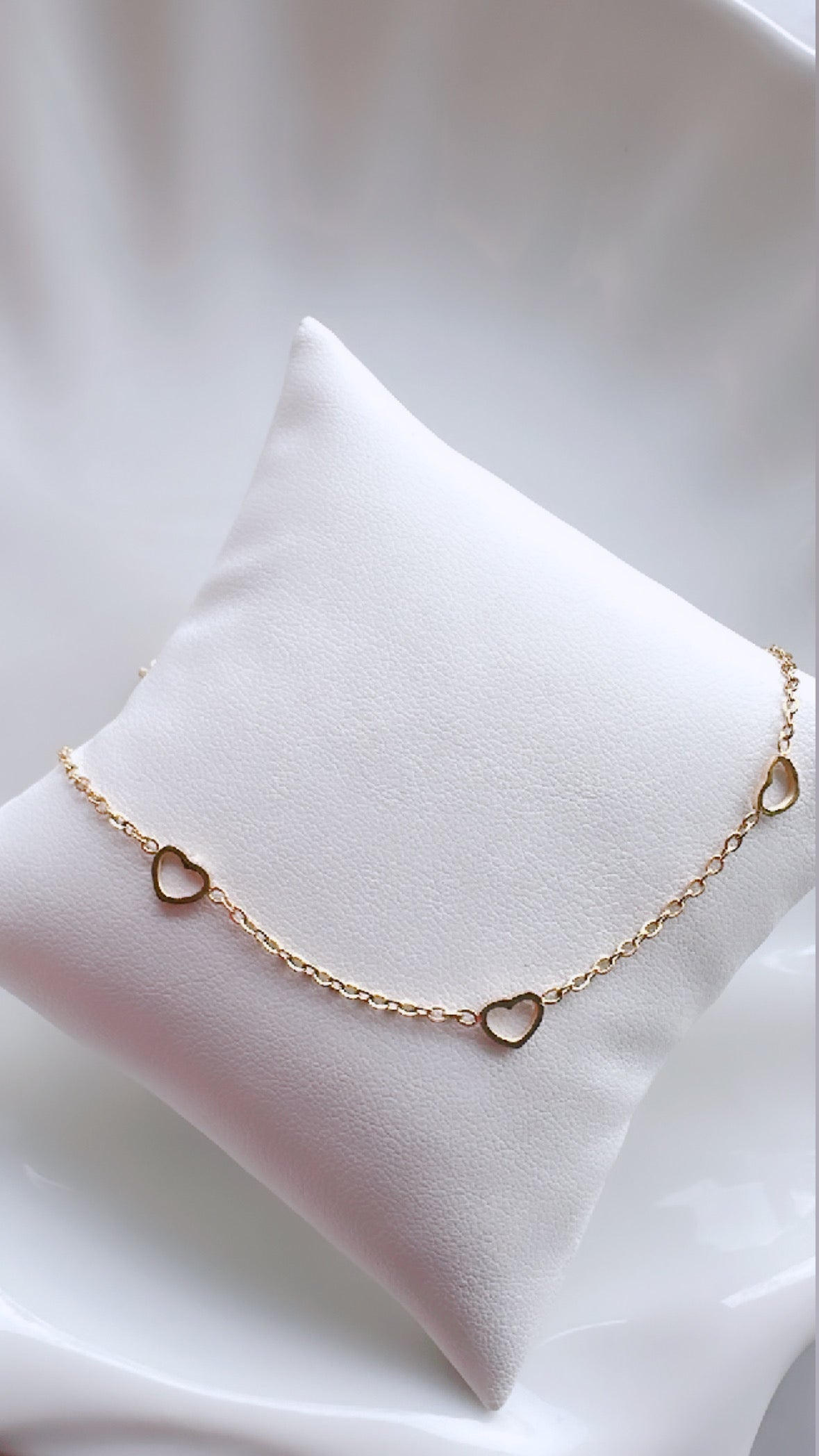 Gold Heart Anklet