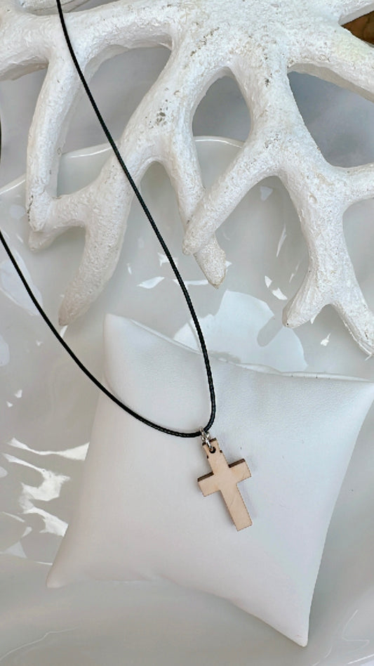 Faith Wooden Necklace (Men)