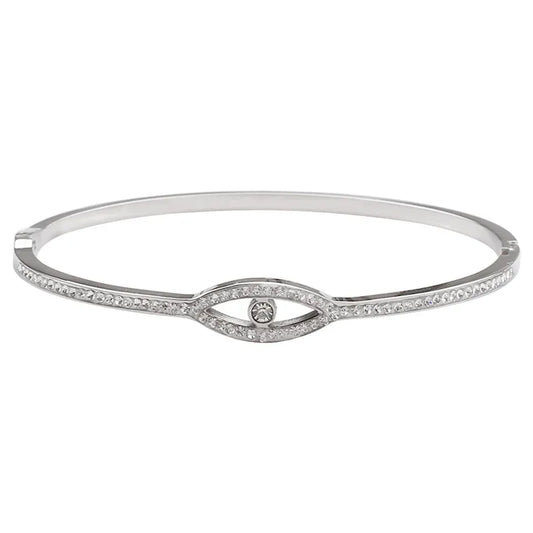 Sparkle Mati Bangle (Silver)