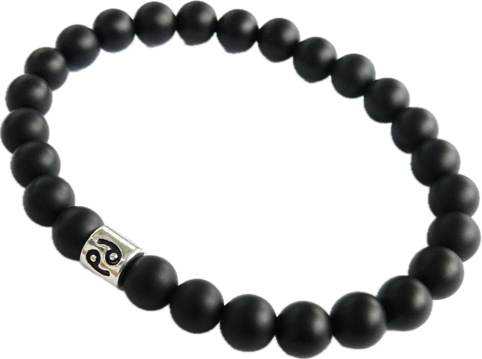 Black Onyx Zodiac Bracelet