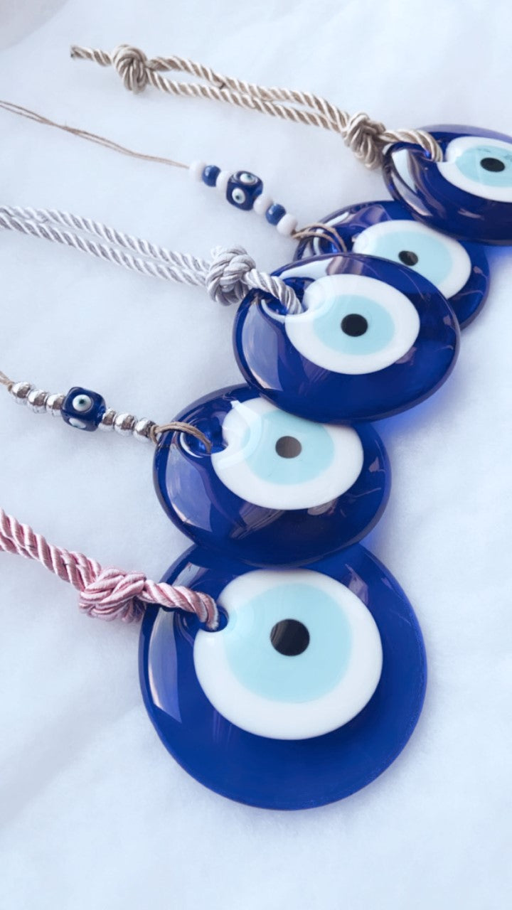 Glass Evil Eye Home Decor