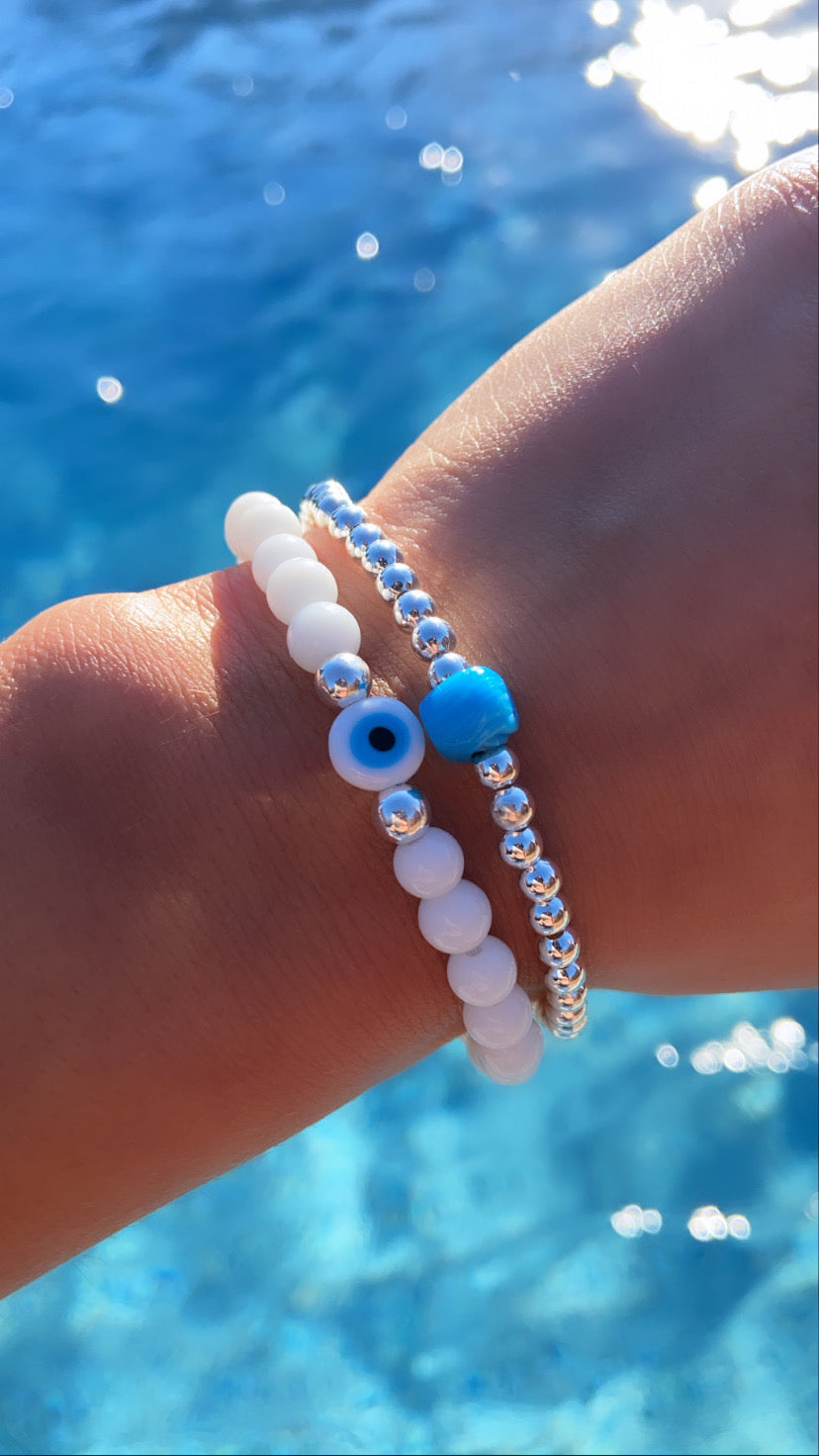 Santorini Bracelet (Small Beads - 6mm)